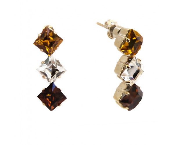 Trilogy S035-M Orecchini Marrone